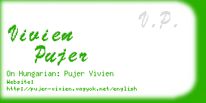 vivien pujer business card